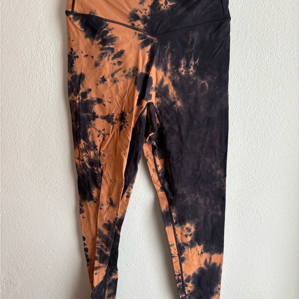 Vitality Black and Orange leggings
